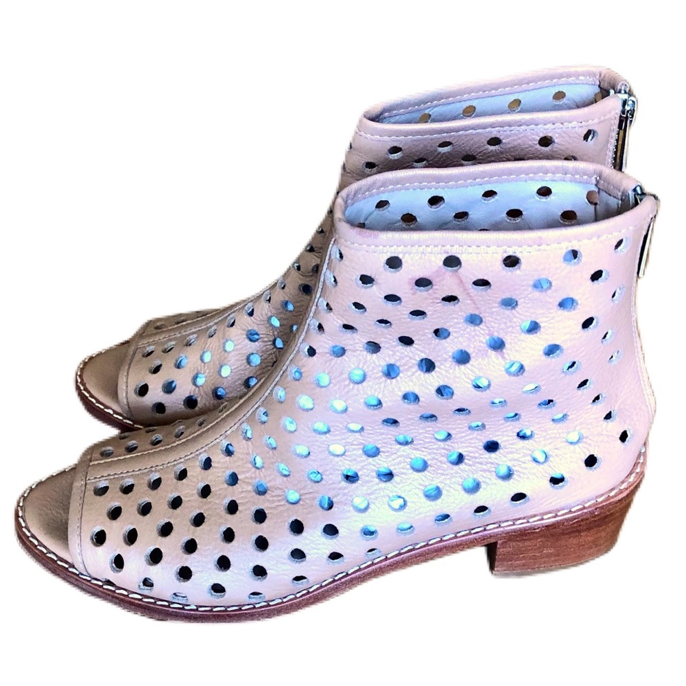 LOEFFER RANDALL TO DIE FOR LEATHER BOOTIE SANDALS - Picture 4 of 8